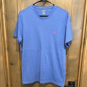 Polo by Ralph Lauren Men's Blue T-Shirt